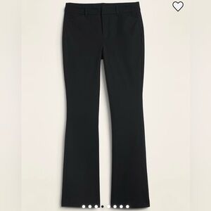 Old Navy Women's Pixie Black Flare Pants